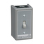 Switch, manual, 30A, 3 pole, 20 HP at 575 VAC, three phase, toggle operated, no indicator, NEMA 1 enclosure