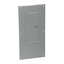 Replacement cover, Homeline, for 20 space load center, combination flush and surface, gray
