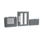 Panelboard accessory, NQ, deadfront kit, branch, 225A, 1 phase, 30 circuits, thru feed lug