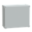 ABS industrial box, PanelSeT TBS, 291x168x341mm, int. 275x160x325mm, high plain cover, IP66, IK07, RAL 7035