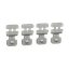 4 wall fixing brackets in stainless steel AISI 304 for PanelSeT S3X