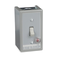 Switch, manual, 30A, 3 pole, 10 HP at 575 VAC, three phase, toggle operated, red 440/600 VAC indicator, NEMA 1 enclosure