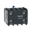 Auxiliary contact block, TeSys K, 1NO+1NC, front mounting, screw clamp terminals, EN 50012