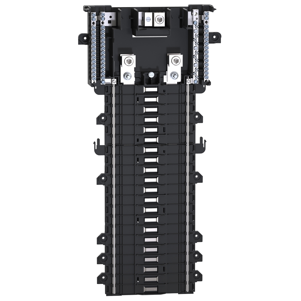 Mayer-DDS-Load center interior, QO, mounting base, 1 phase, 42 spaces, 225A main lugs, PoN, OEM, neutral busbar-2