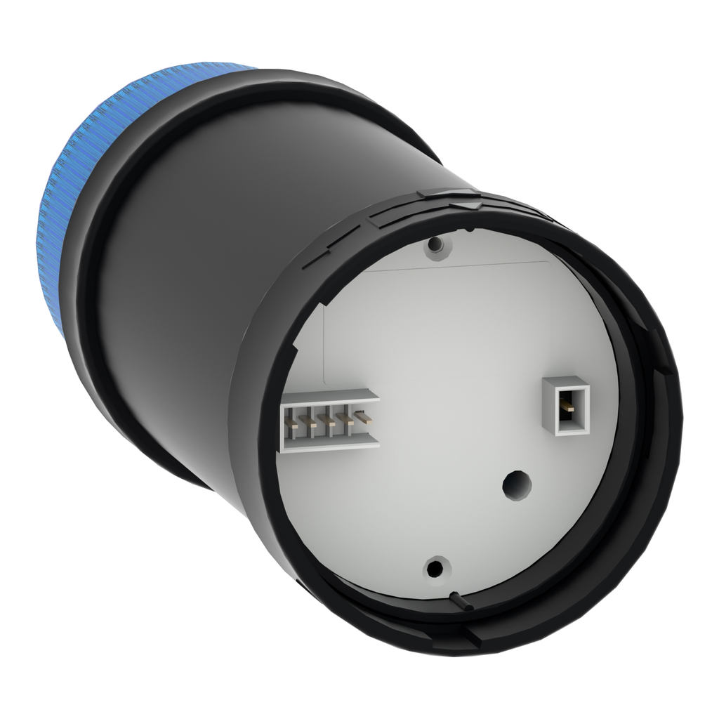 Mayer-DDS-Indicator bank, Harmony XVB, illuminated unit, plastic, blue, 70mm, integral flash discharge tube, 10joule, 120V AC-2