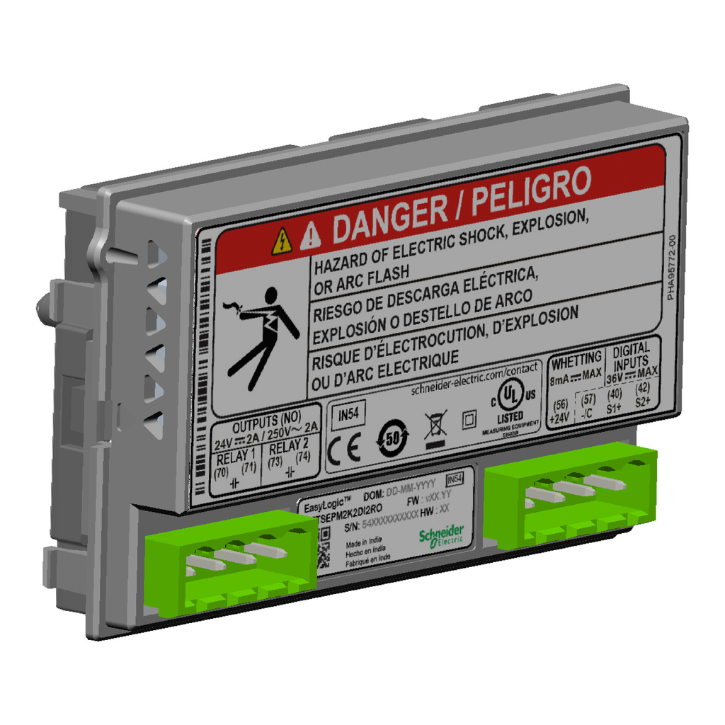 Mayer-DDS-EasyLogic PM2X30 - I/O Module - Digital - 2 inputs + 2 relay outputs-2