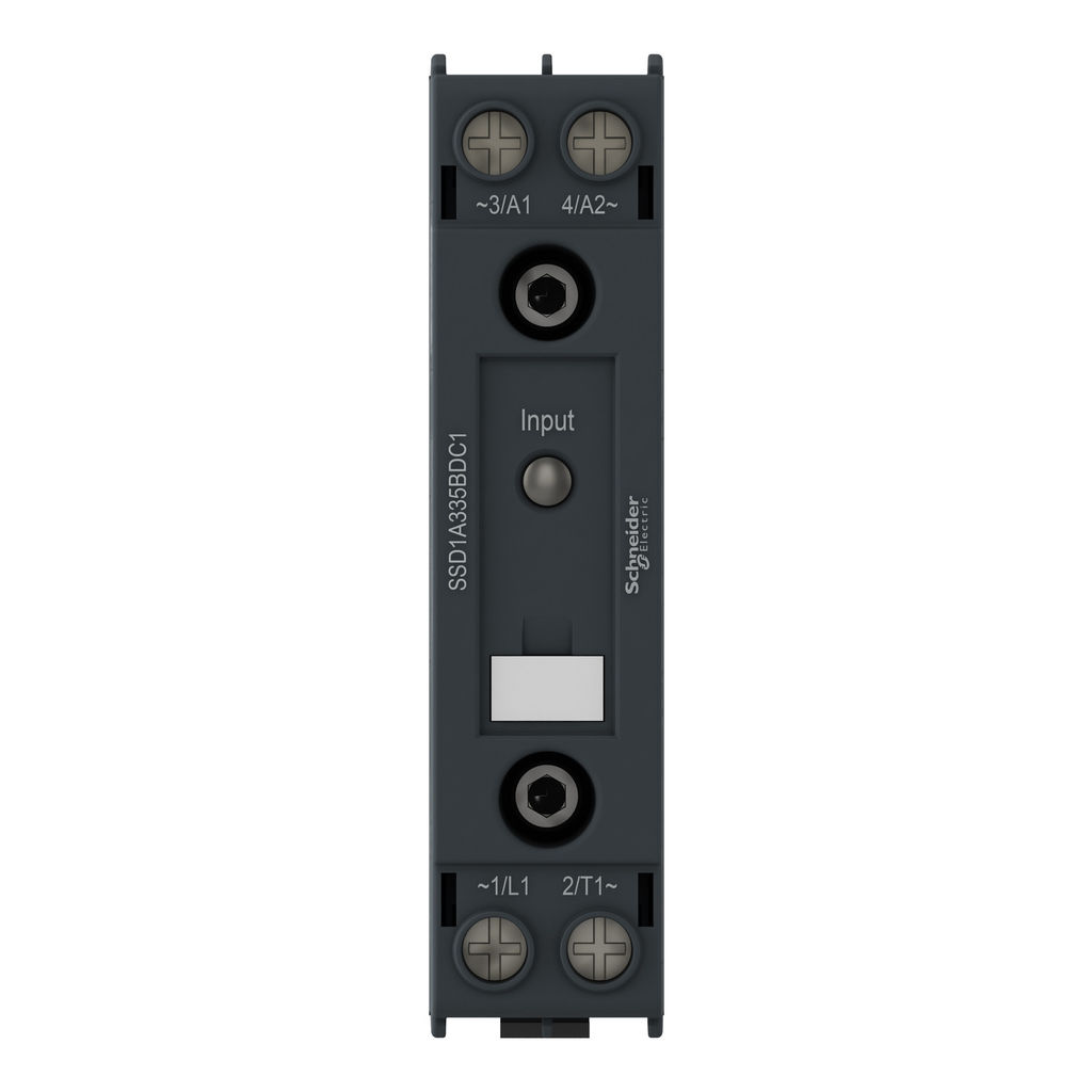 Mayer-DDS-single phase panel, Harmony Solid State Relays, 20A, DIN rail mount, random switching, input 4...32V DC, output 48...600V AC-2