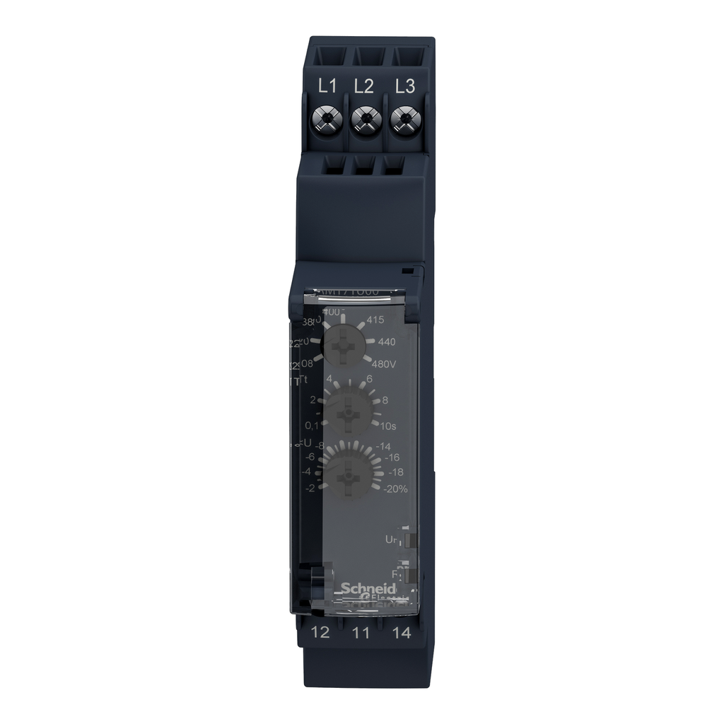 Mayer-DDS-3-phase control relay, Harmony Control Relays, 5A, 1CO, 208...480V AC-3