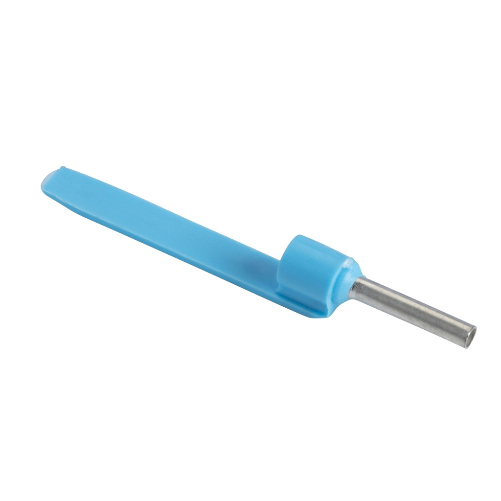 Mayer-DDS-Cable end, Linergy TR cable ends, Single conductor, blue, 0.75mmÂ², medium size, markable, 10 sets of 100-1