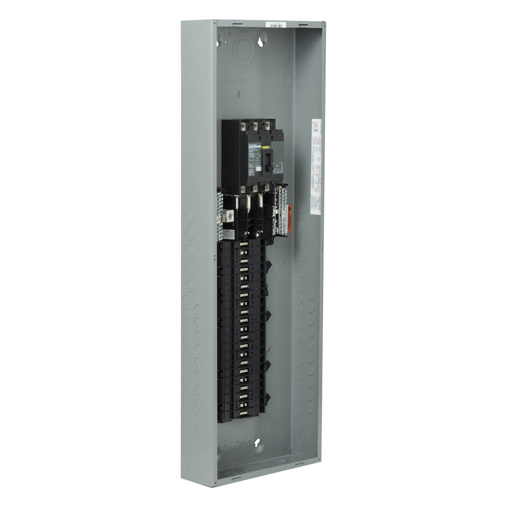 Mayer-DDS-Load center, QO, 3 phase, 42 spaces, 42 circuits, 175A convertible main breaker, NEMA1, QDL-1