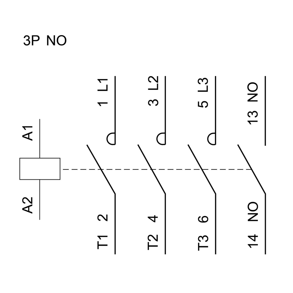 Mayer-DDS-Contactor, IEC, TeSys K, 9A, 3 P, 5 HP at 480VAC, nonreversing, 1 NO auxilliary contact, 120VAC 50/60 Hz coil-4