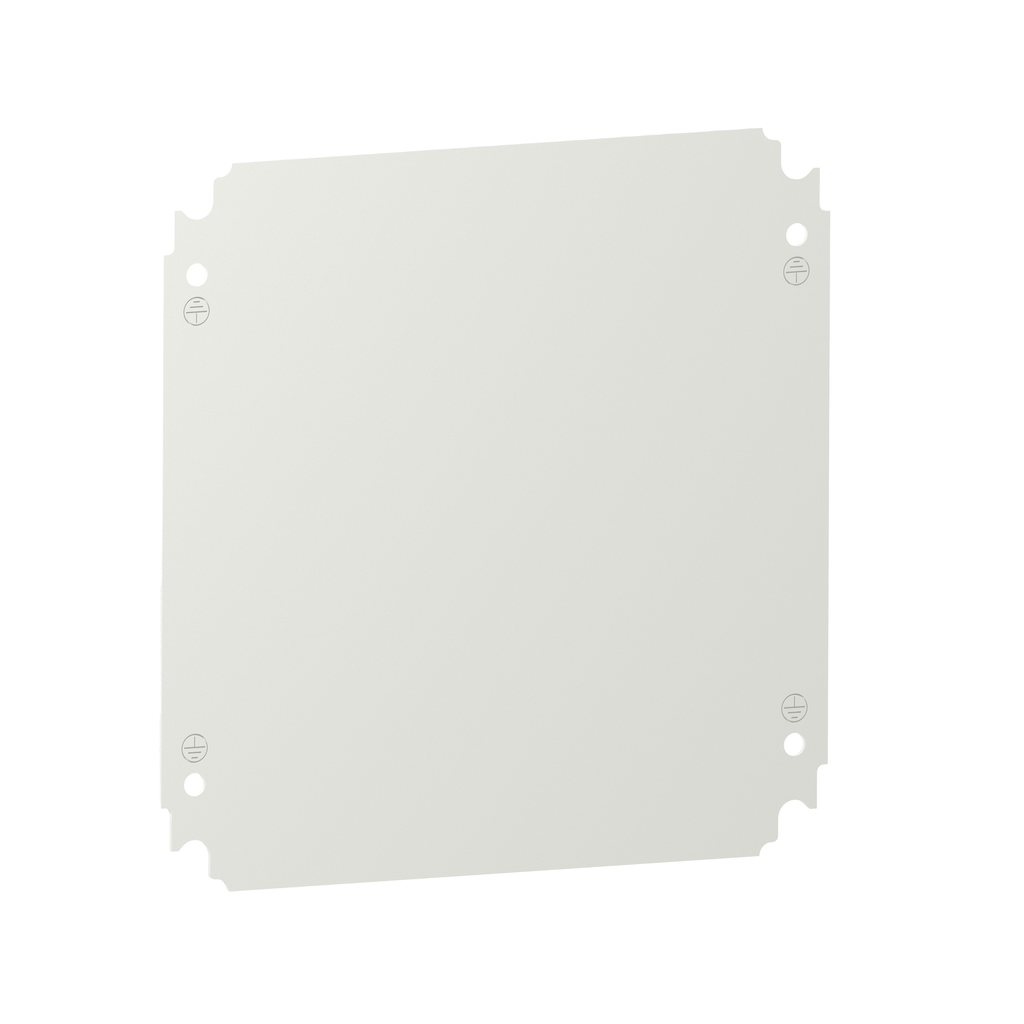 Mayer-DDS-Mounting plate - enclosure H300xW300mm - polyester powder over galvanised sheet-1