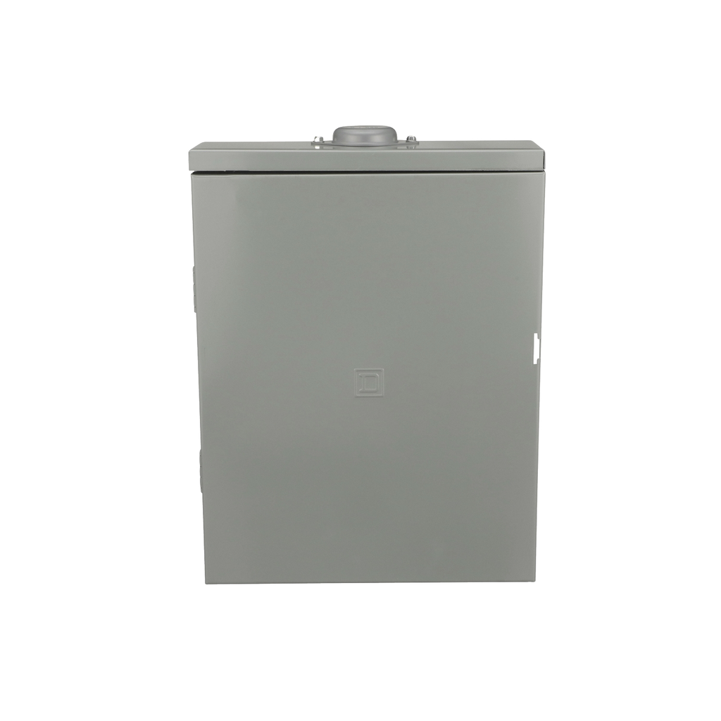Mayer-DDS-Load center, QO, 1 phase, 6 spaces, 12 circuits, 125A convertible main breaker, NEMA3R, feedthru lugs-2