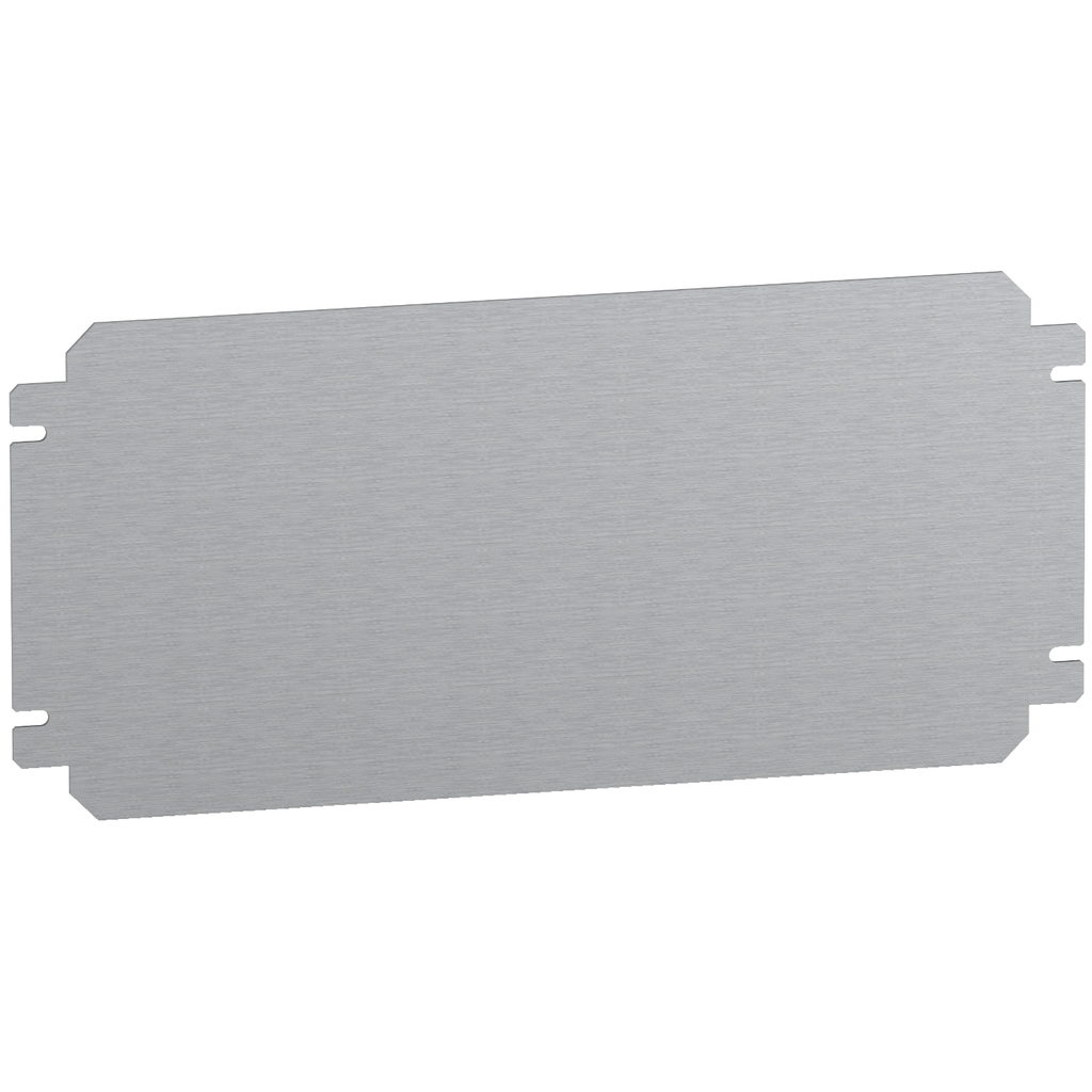 Mayer-DDS-Plain mounting plate H150xW150mm made of galvanised sheet steel-2