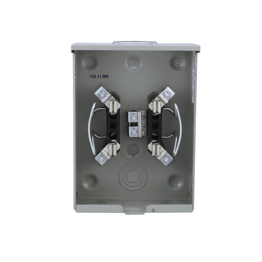 Mayer-DDS-Meter socket, ringless, 1 phase, 3 wire, 4 jaws, Series A, no bypass, no jaw release-2