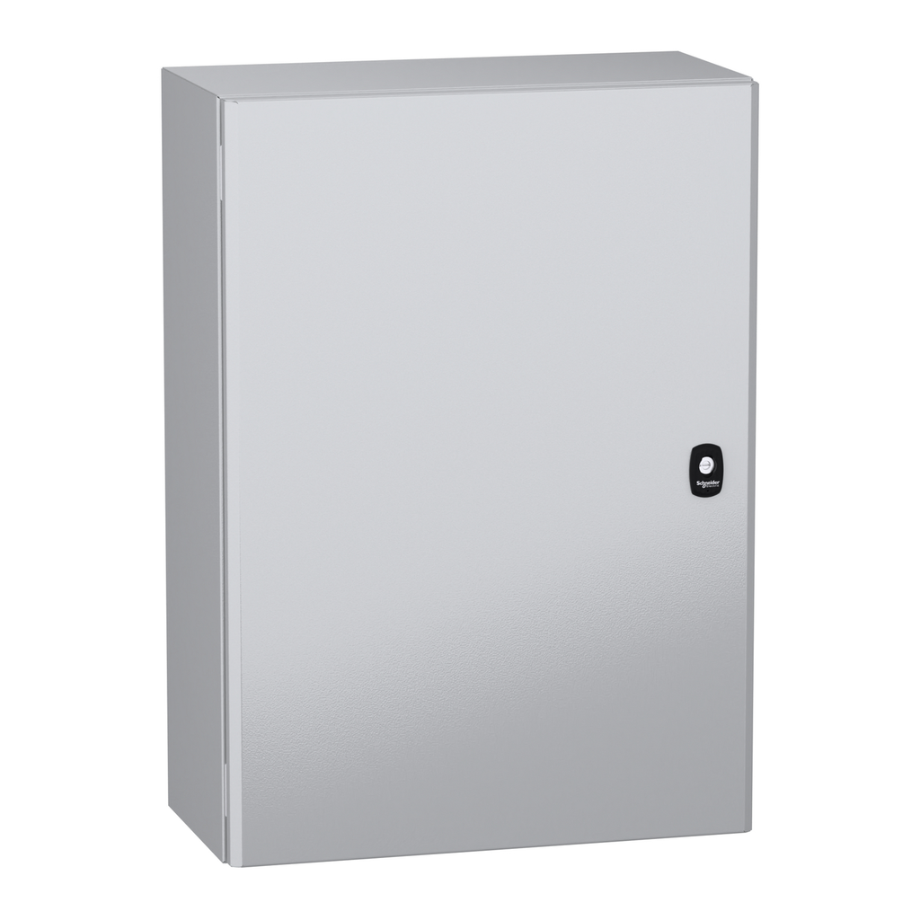 Mayer-DDS-Wall mounted steel enclosure, PanelSeT S3DC, plain door, without plain chasis, 700x500x250mm, IP66, IK10-1