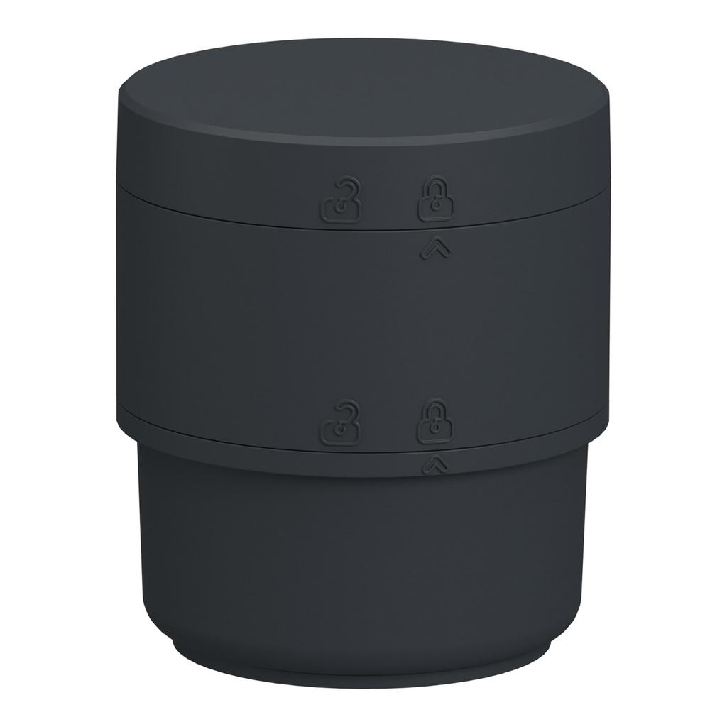 Mayer-DDS-Base Module, Harmony XVB7 Modular Tower Light, Ø70mm, 24V AC/DC base with adapter and cover, Grey-1