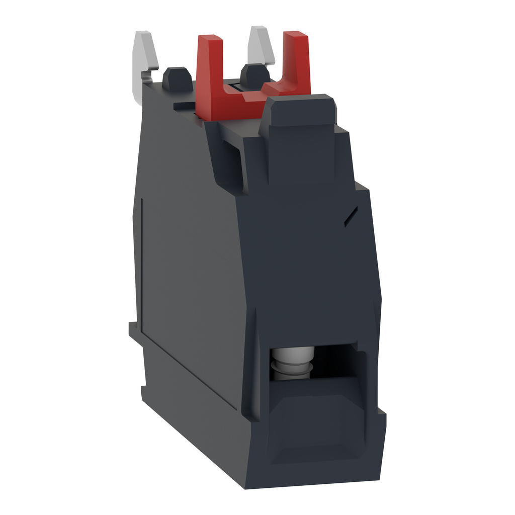 Mayer-DDS-Single contact block, Harmony XB4, silver alloy, screw terminals for lug, 1NC-2