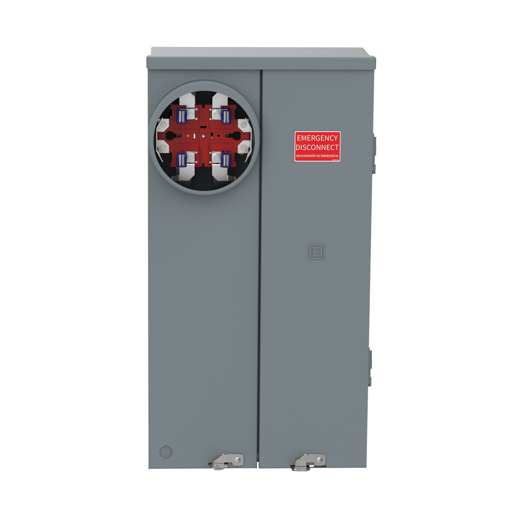 Mayer-DDS-Meter main, Homeline, CSED, ringless, underground, 8 space, 16 circuit, 200A, surface, solar ready, horn bypass-2