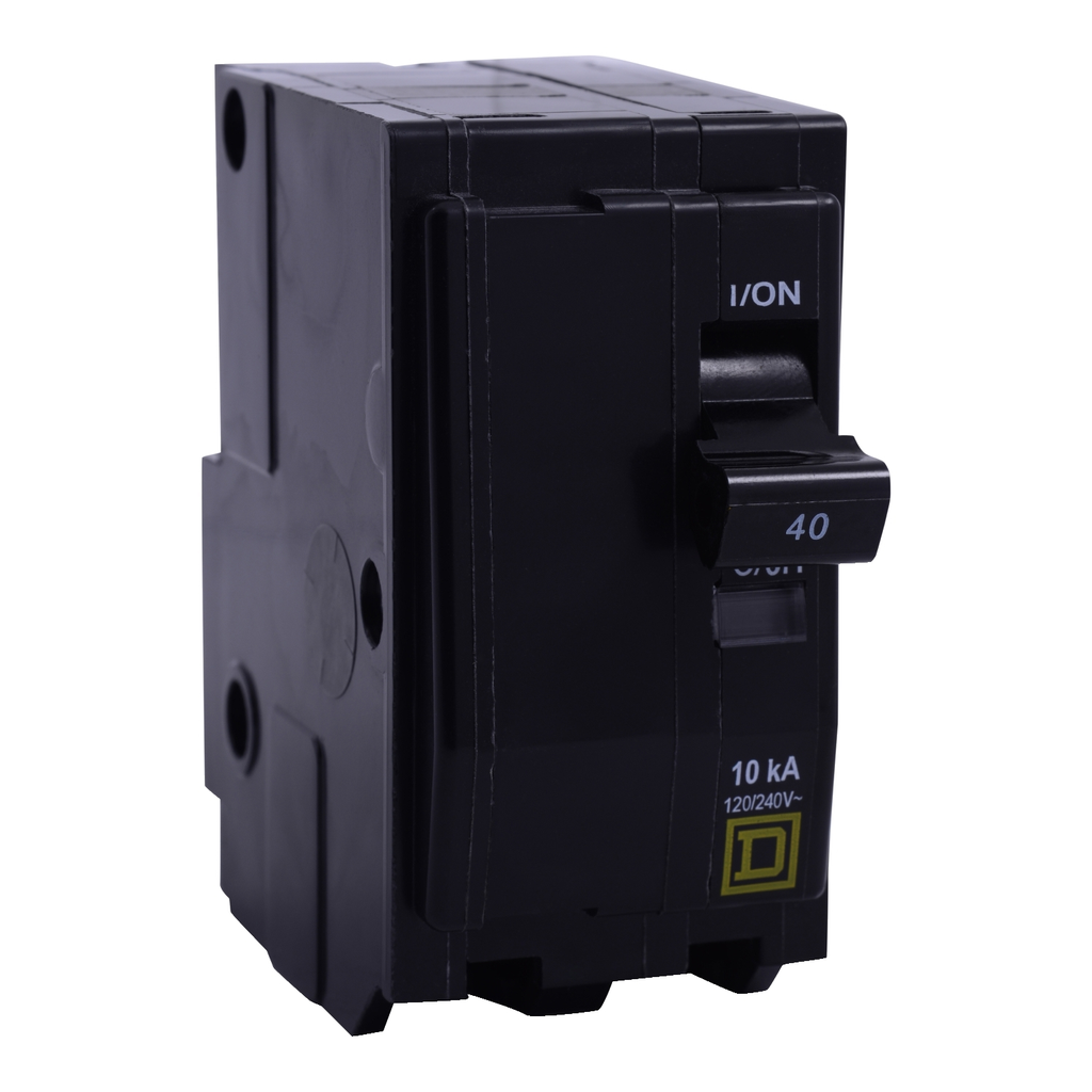 Mayer-DDS-Mini circuit breaker, QO, 40A, 2 pole, 120/240VAC, 10kA, plug in, ring-1