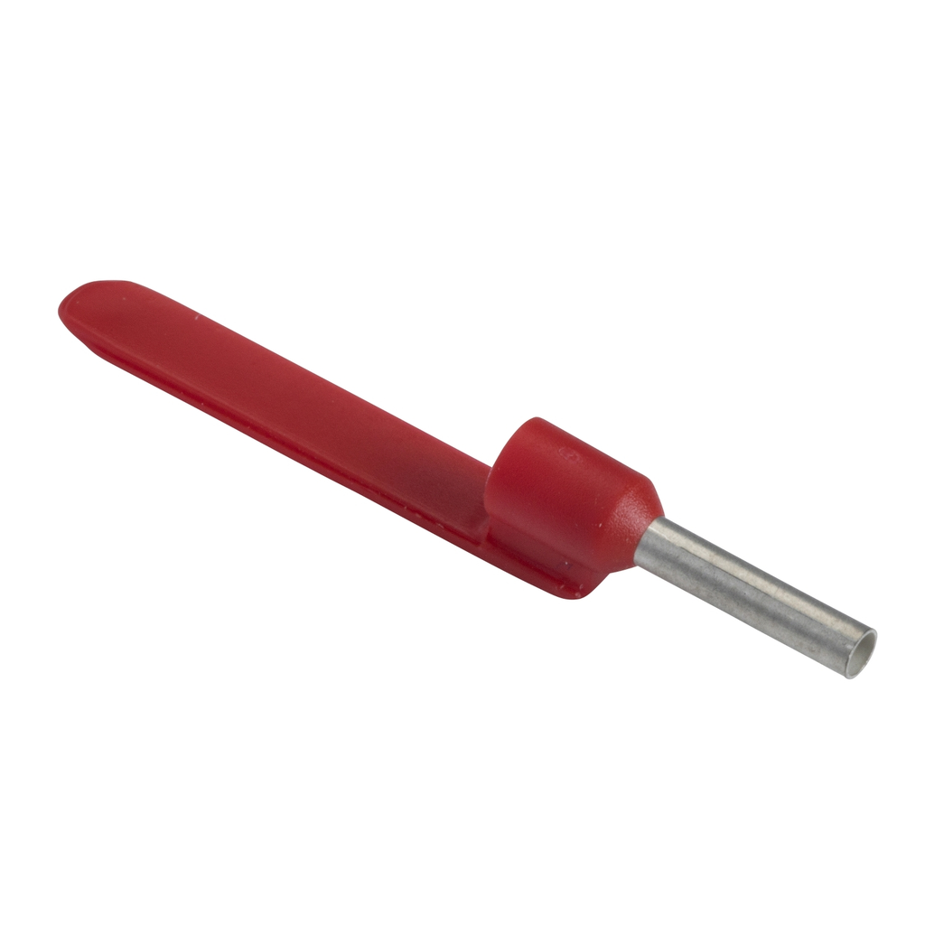 Mayer-DDS-Cable end, Linergy TR cable ends, Single conductor, red, 1mmÂ², medium size, markable, 10 sets of 100-1