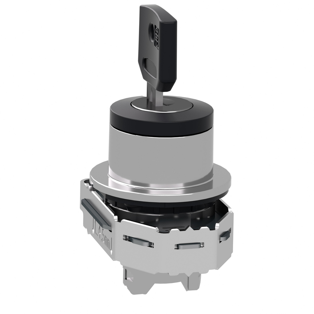 Mayer-DDS-Head for key selector switch, Harmony XB4, flush mounted, 455, 3 positions, stay put-2