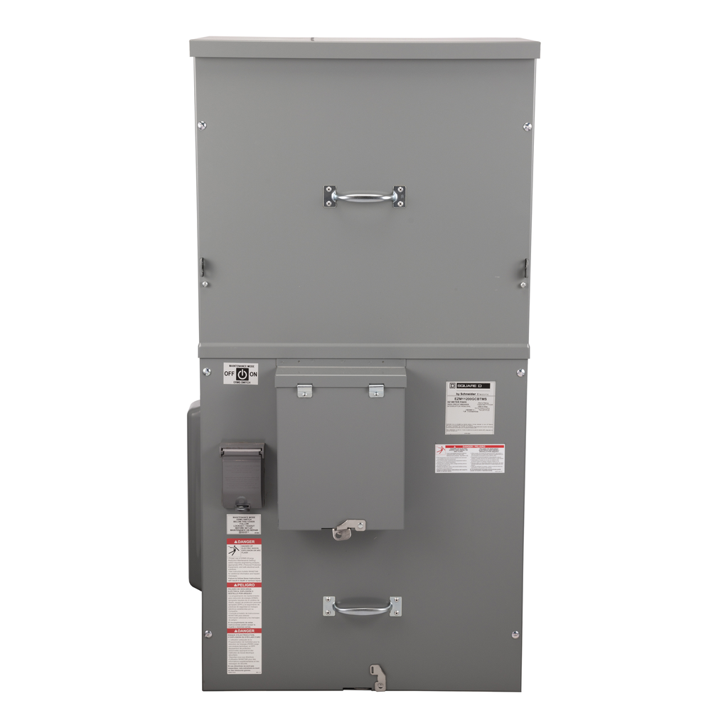 Mayer-DDS-Main circuit breaker unit, EZ Meter-Pak, 1200A, 120/240VAC, 1ph/3W, 1200A bus, 65kA, OH, Type 3R, ERMS-1