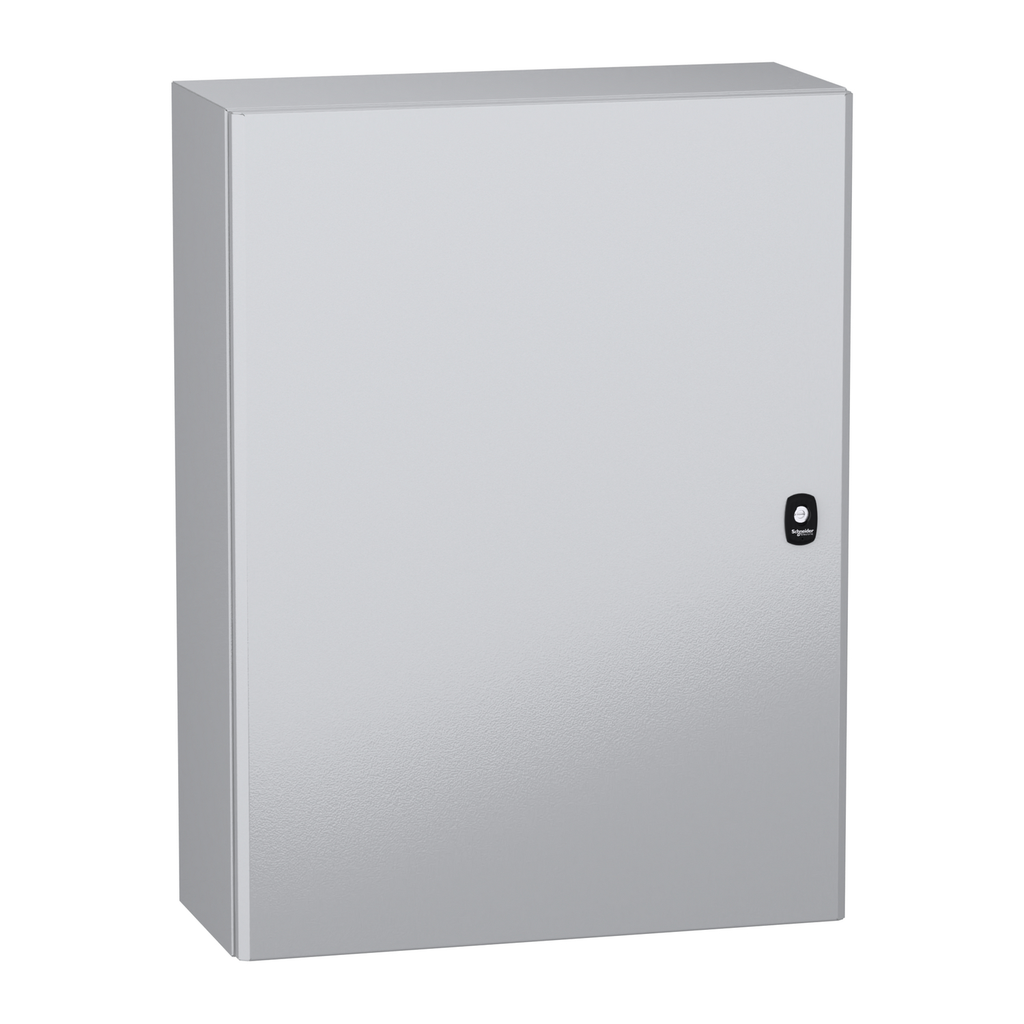 Mayer-DDS-Wall mounted steel enclosure, PanelSeT S3DC, plain door, without plain chasis, 800x600x250mm, IP66, IK10-1