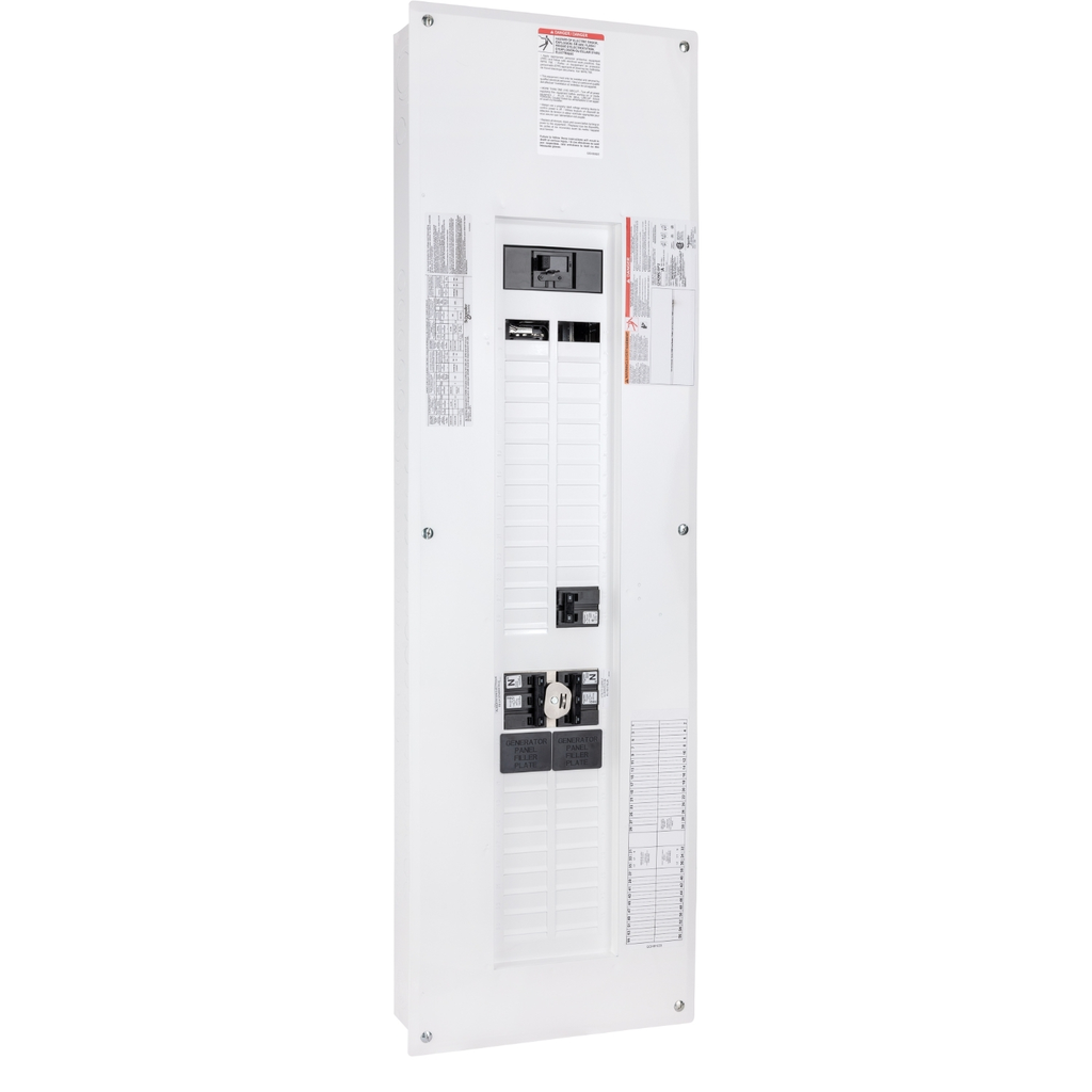Mayer-DDS-Generator panel, Homeline, 68 spaces, 150A main breaker, NEMA1, CSA-1