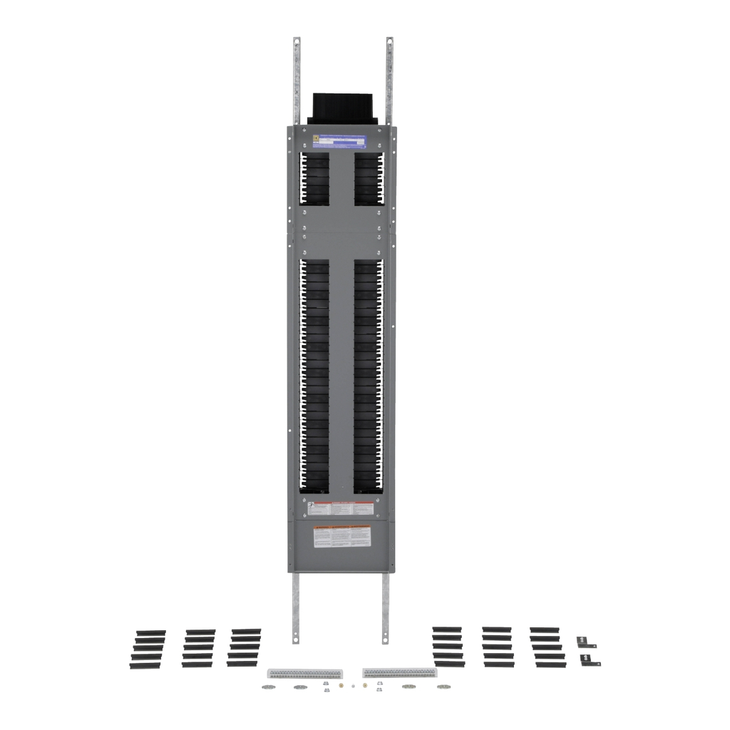 Mayer-DDS-Panelboard interior, NF, main lugs, 400A, Cu bus, 66 pole spaces, 3 phase, 4 wire, 600Y/347VAC max-2