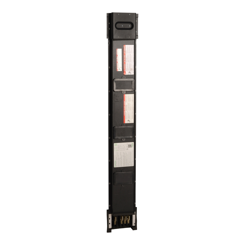 Mayer-DDS-Straight length, Powerbus busway, max 100A rated, 600VAC, 3 phase, 4 wire, 4A config, 10ft-1