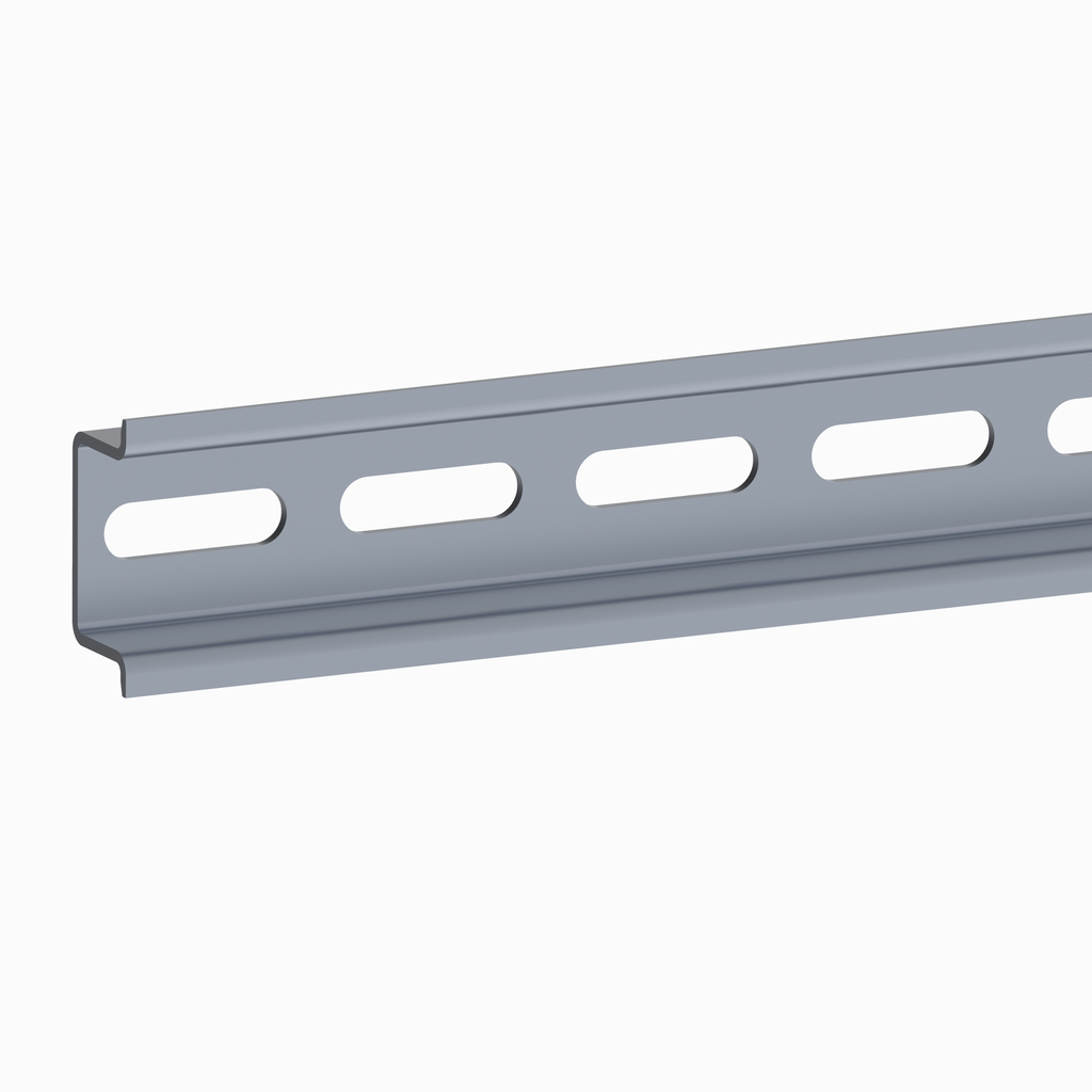 Mayer-DDS-One symmetric mounting rail perforated 35x15 L2000mm, Order by Multiples of 10 units-1