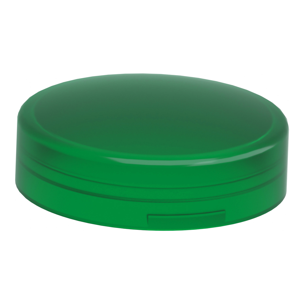 Mayer-DDS-Head for pilot light, Harmony XB4, Harmony XB5, green, 22mm, universal LED, plain lens, unmarked-2