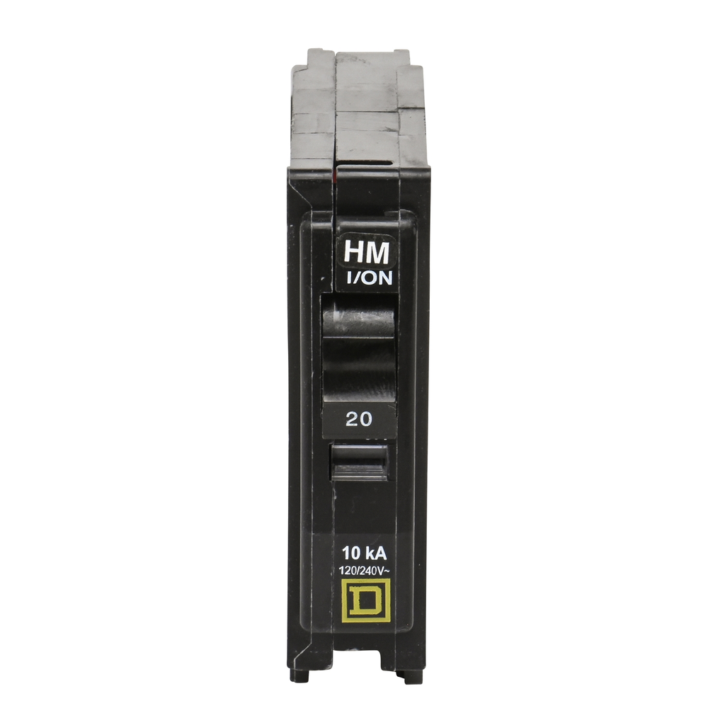 Mayer-DDS-Mini circuit breaker, QO, 20A, 1 pole, 120/240VAC, 10kA, plug in, high magnetic, qty 10-2