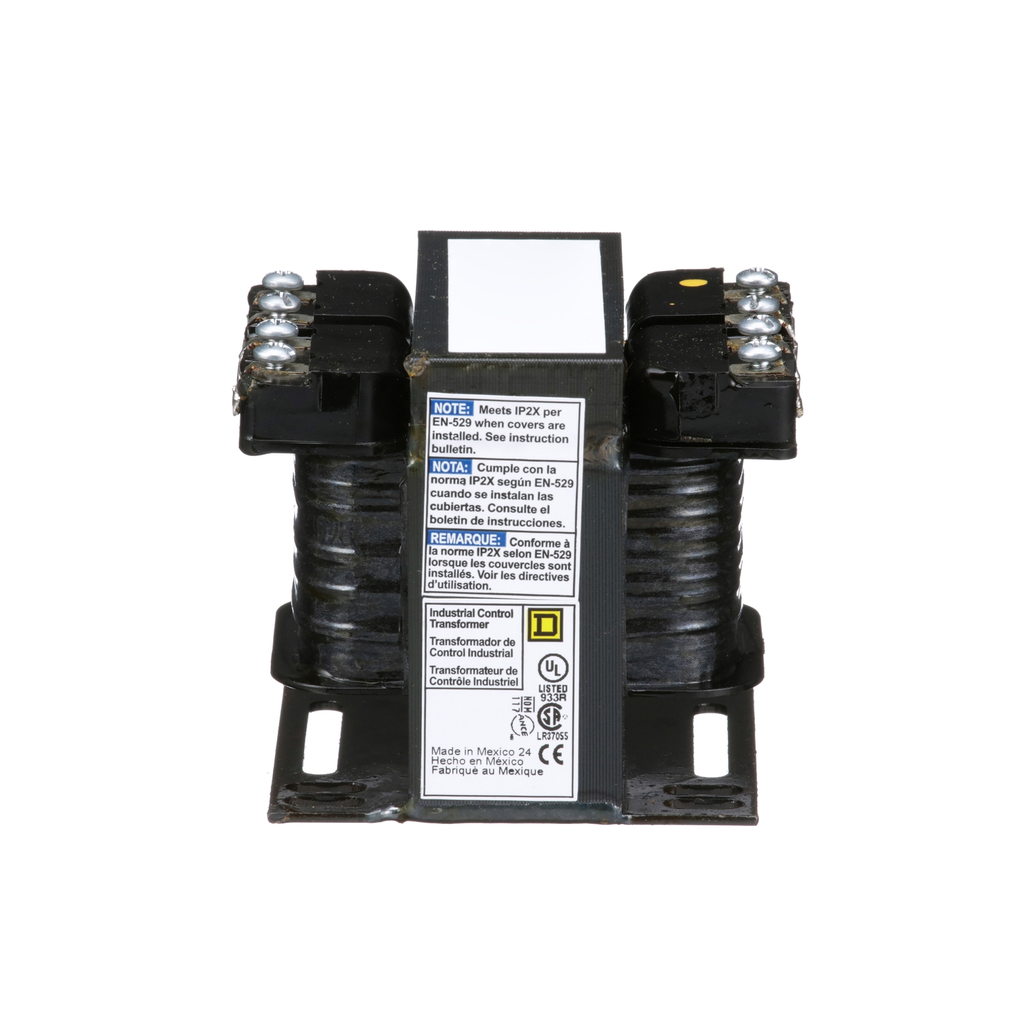 Mayer-DDS-Transformer, Type T, industrial control, 100VA, 1 phase, 550/575/600V primary, 120/240V secondary, 55C rise-2