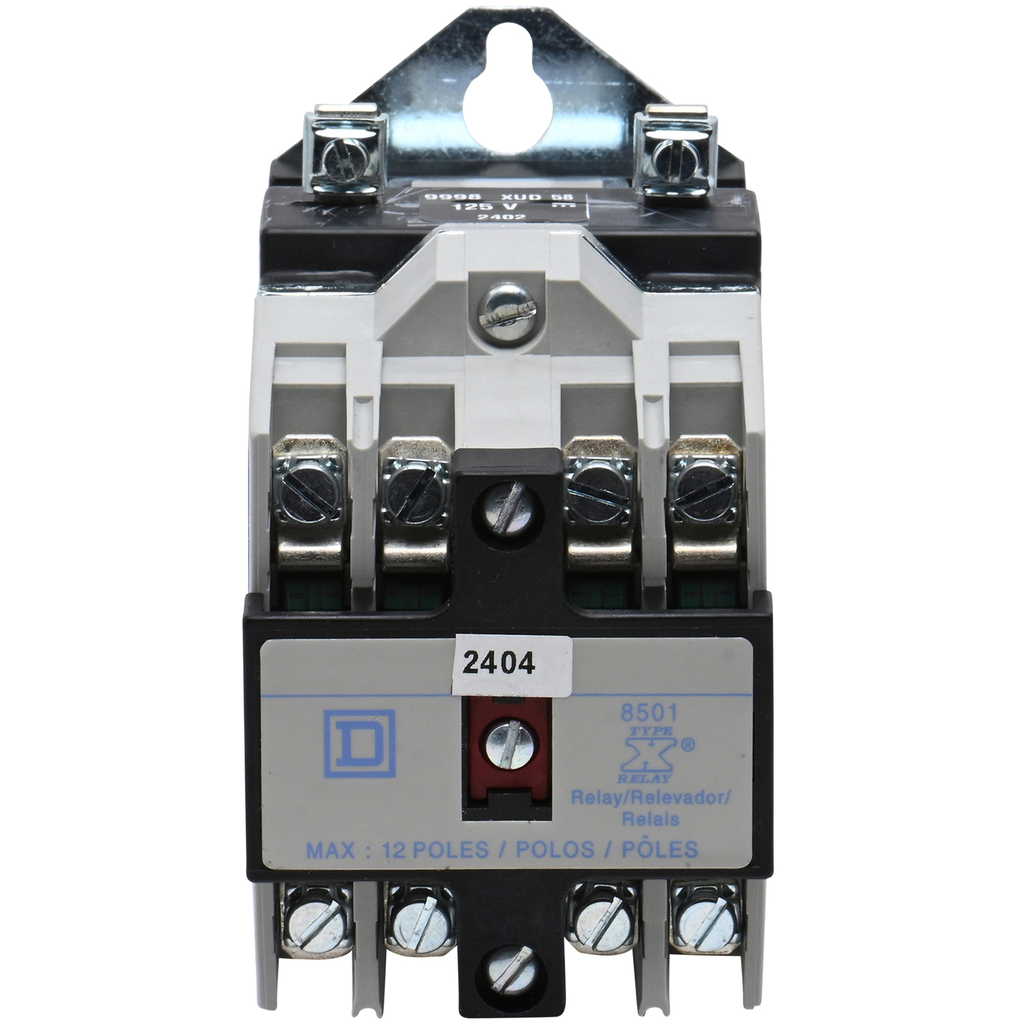 Mayer-DDS-Relay, Harmony 8501X, utility, coil, 10A resistive at 600V AC, 125V DC, 250V DCVoltage, 4NO-2