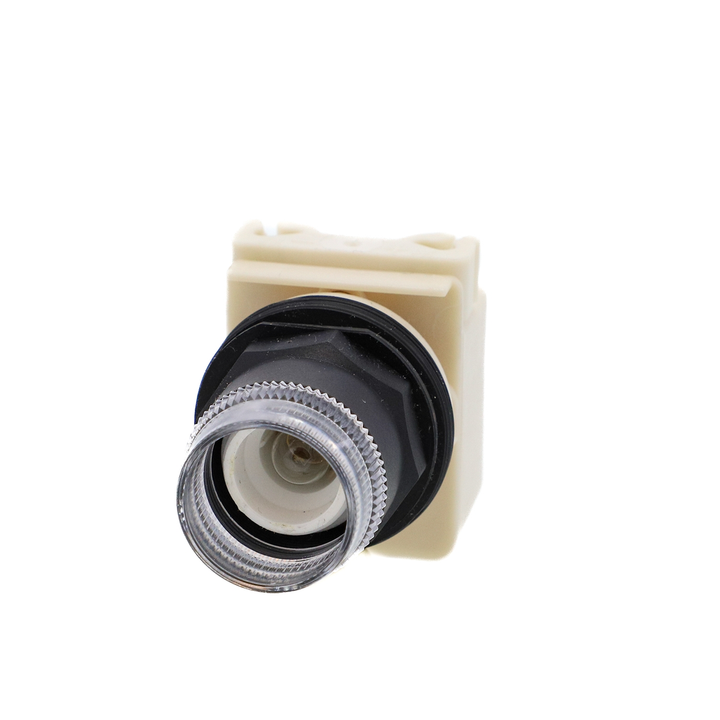 Mayer-DDS-Illuminated push-button head, Harmony 9001SK, plastic, plastic guard flush, without cap, 30mm, spring return, 24-28V-2