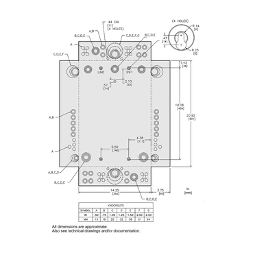 Mayer-DDS-Load center, QO, 1 phase, 24 spaces, 34 circuits, 100A convertible main breaker, PoN, NEMA1-2