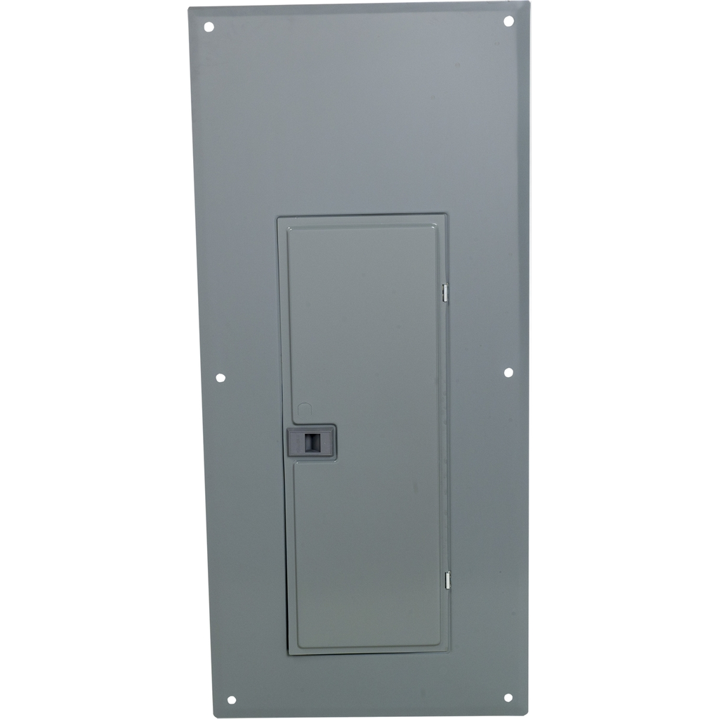 Mayer-DDS-Replacement cover, QO, for 40 space load center with 125A mains, combination flush and surface, gray-1
