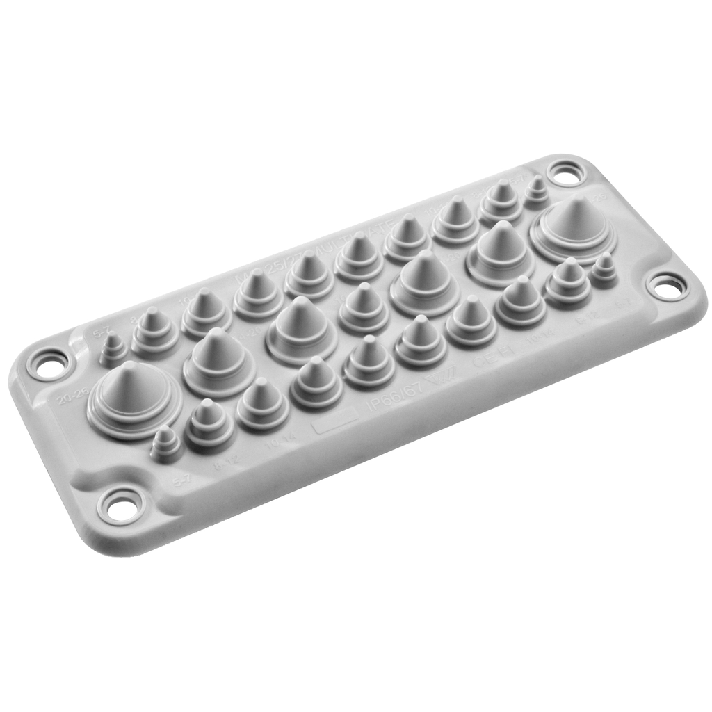 Mayer-DDS-Cable entry membrane, PanelSeT, PanelSeT, type FL21 with 25 entrances IP66-1