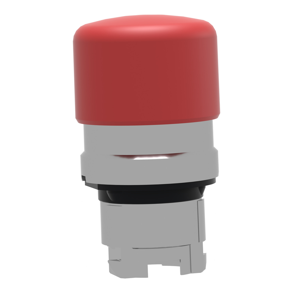 Mayer-DDS-Head for non illuminated pushbutton, Harmony XB4, mushroom 30mm, metal, red, 22mm, spring return-2