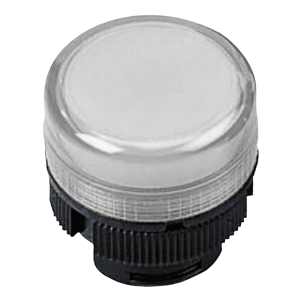 Mayer-DDS-Head for pilot light, Harmony XAC, for incandescent bulb, plastic, white cap, 22mm-1