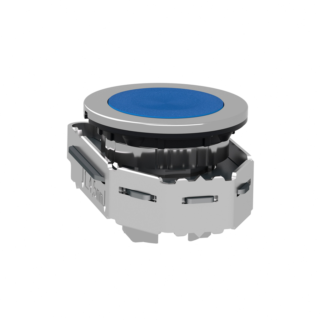 Mayer-DDS-Head for non illuminated push button, Harmony XB4, flush mounted blue flush caps pushbutton push-2