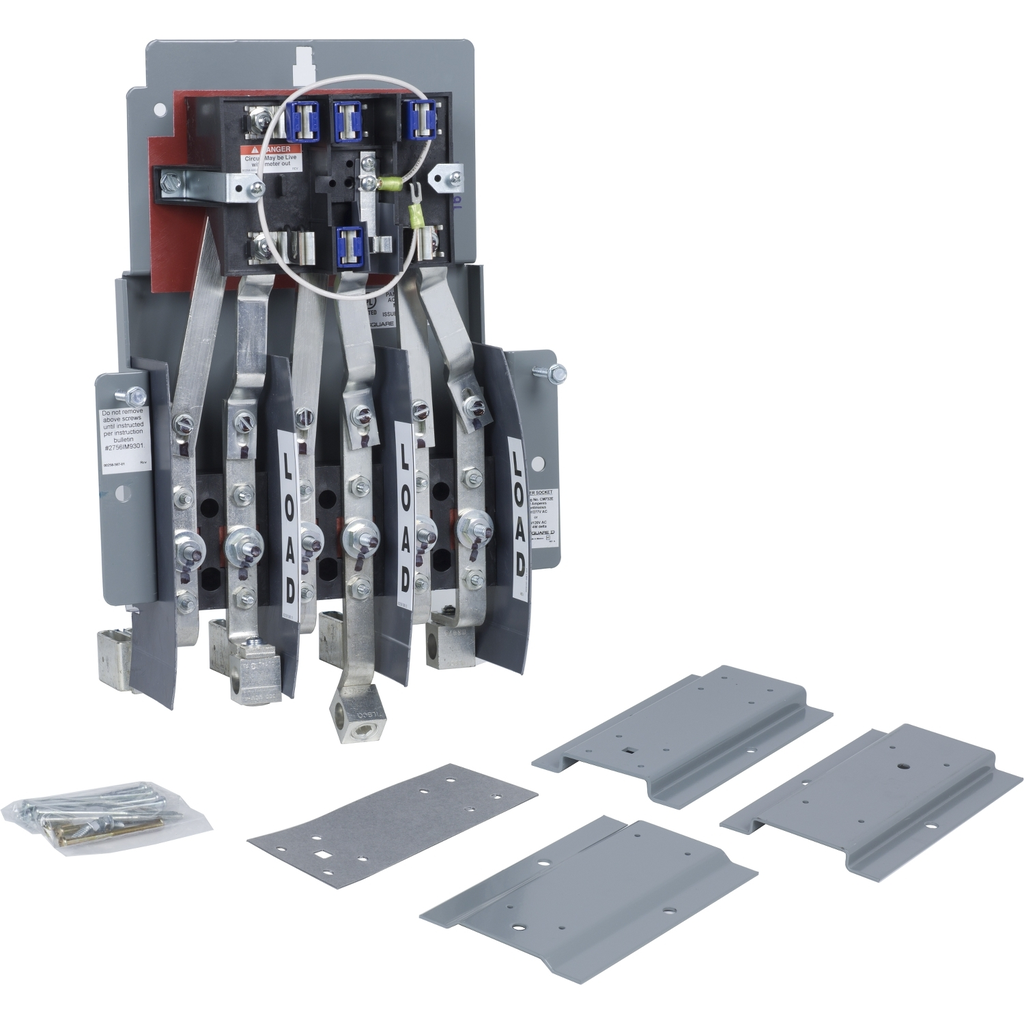 Mayer-DDS-Meter socket, ringed, 1 phase, 3 wire, 7 jaws, solid top, test block bypass, no jaw release-1