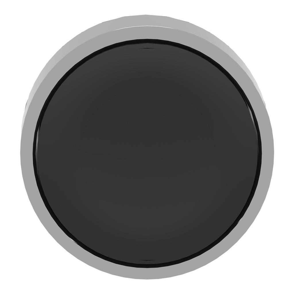 Mayer-DDS-Head for non illuminated push button, Harmony XB4, metal, black flush, 22mm, spring return, unmarked, set of 100-3