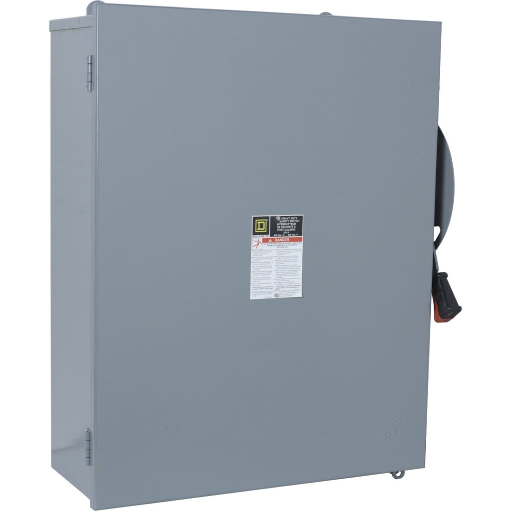 Mayer-DDS-Safety switch, heavy duty, non fusible, 200A, 4 pole, 150hp, 600VAC/DC, NEMA1-1