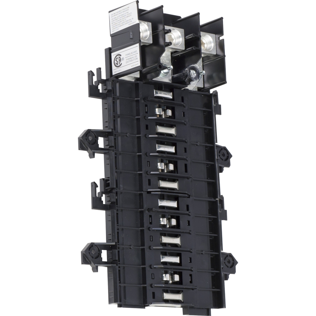 Mayer-DDS-Load center interior, QO, mounting base, 3 phase, 24 spaces, 125 main lugs, OEM-1