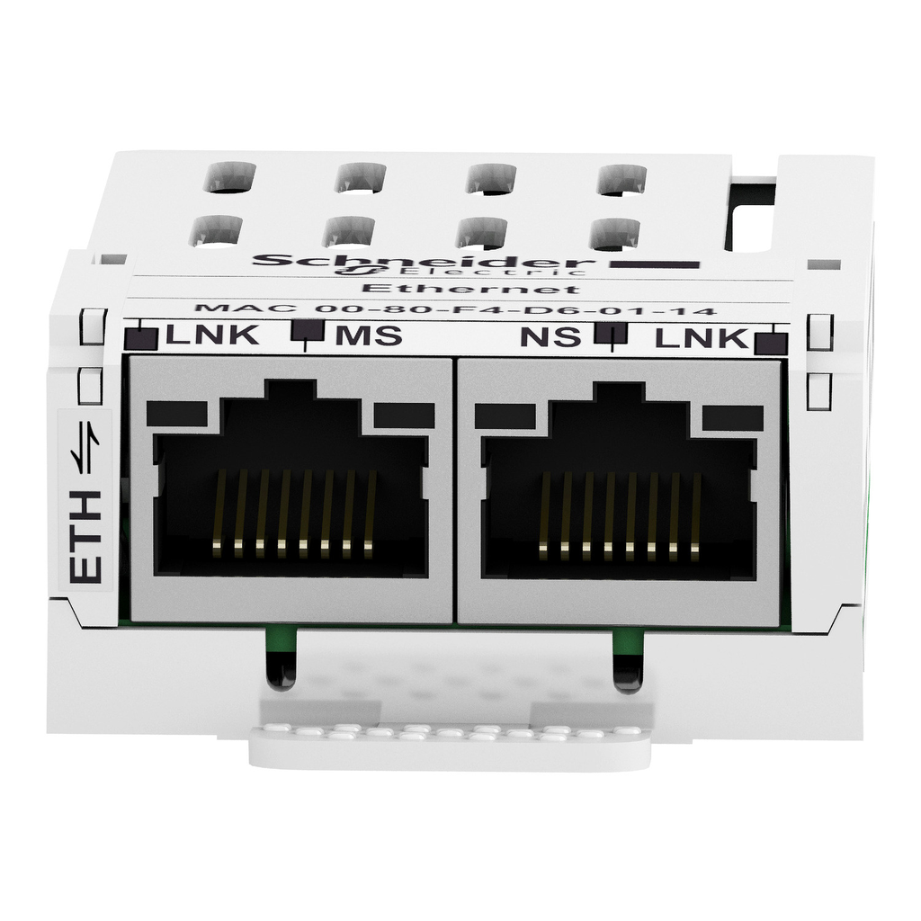 Mayer-DDS-communication module Modbus TCP and Ethernet IP, Altivar, 10 or 100Mbps, 2 x RJ45 connectors-3
