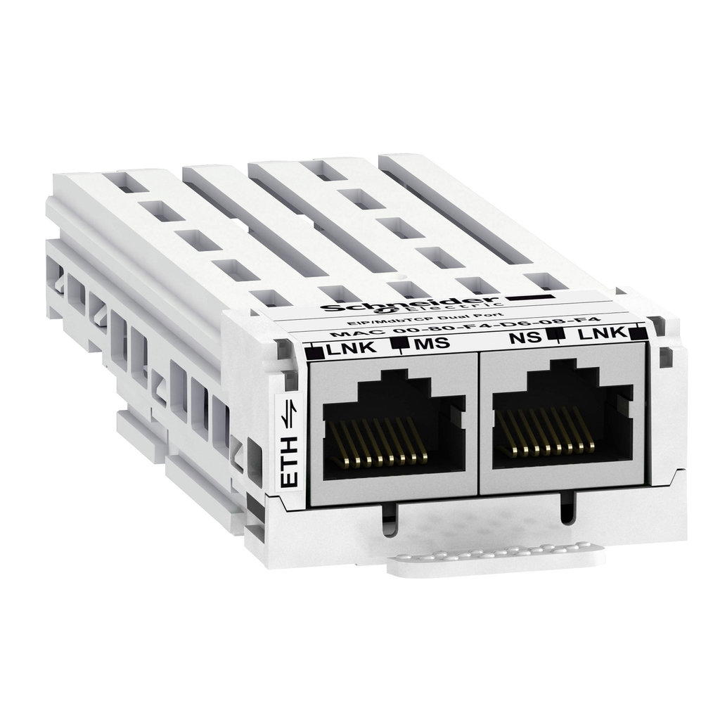 Mayer-DDS-communication module EtherNet IP Modbus TCP, 10 or 100Mbps, 2 x RJ45 connectors-1