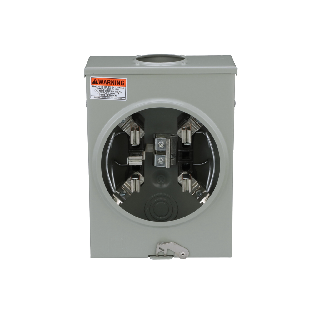 Mayer-DDS-Meter socket, ringless, 1 phase, 3 wire, 5 jaws, Series A, horn bypass, no jaw release-2